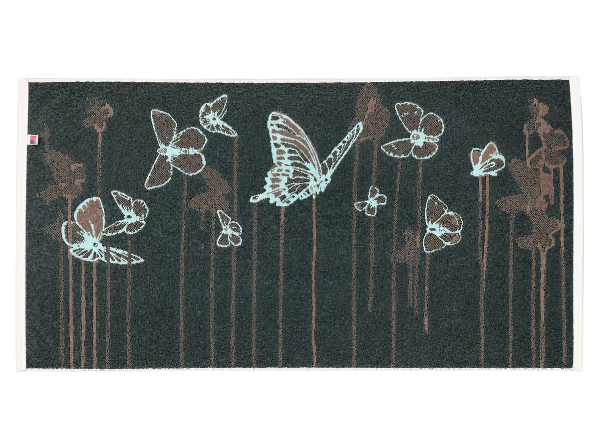 The Butterfly Beach Towel — Black