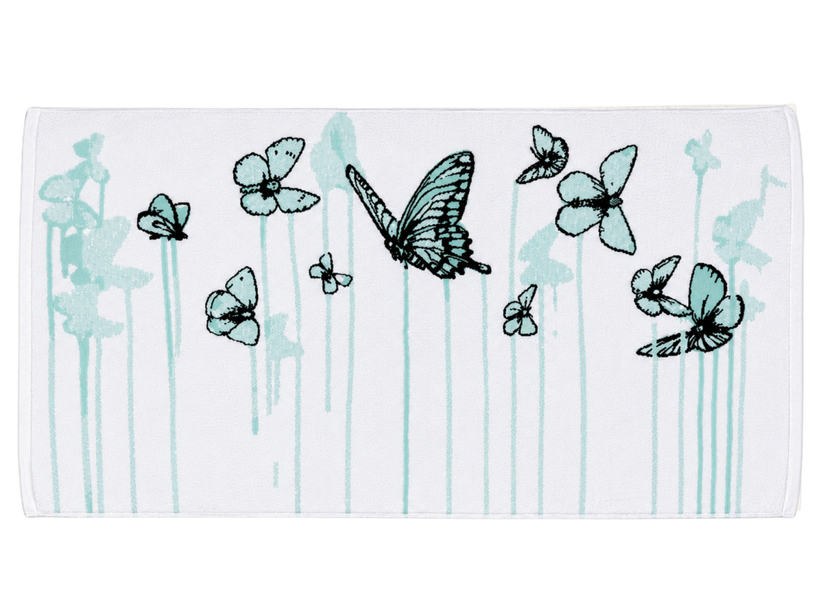 The Butterfly Beach Towel — Black