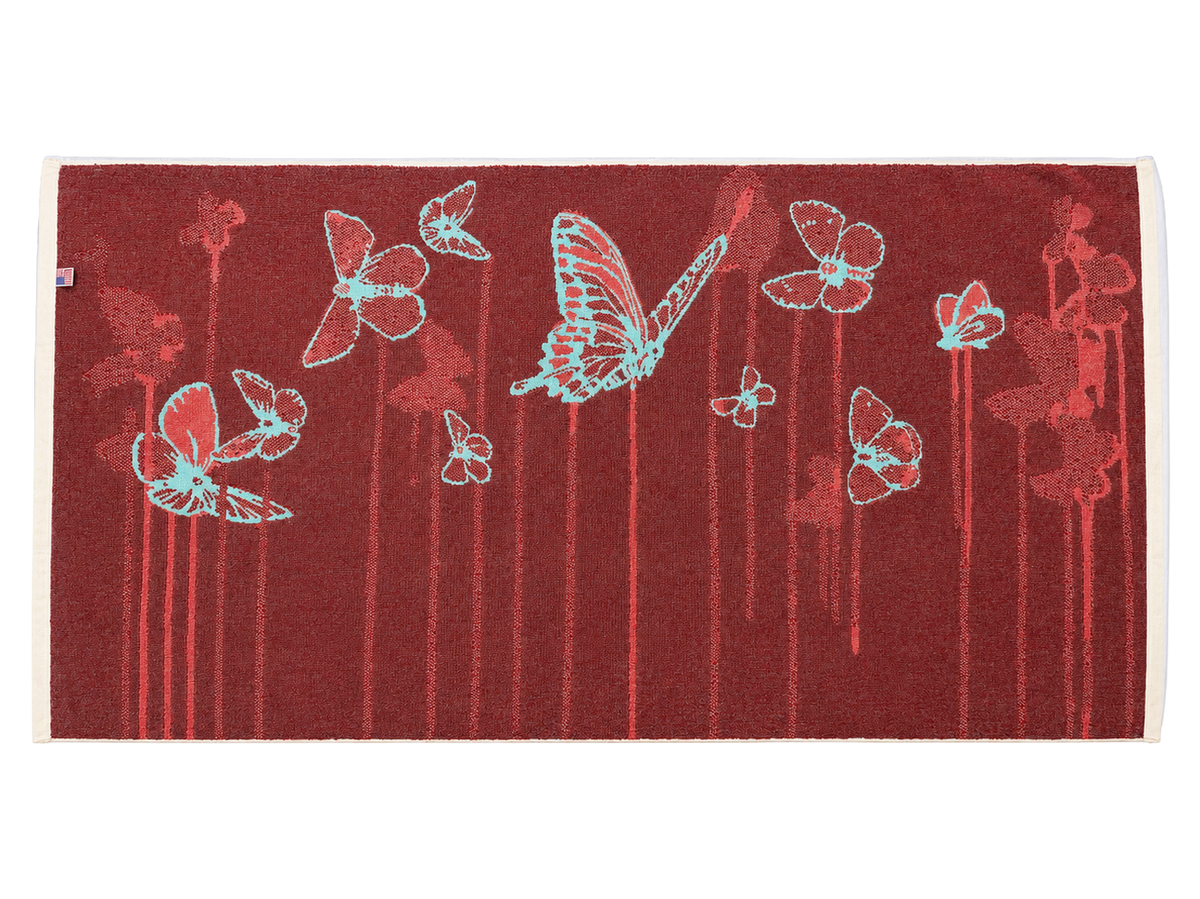 The Butterfly Beach Towel — Red